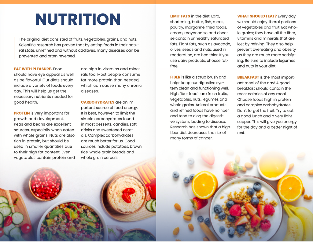 Adult Health Expo Booklets