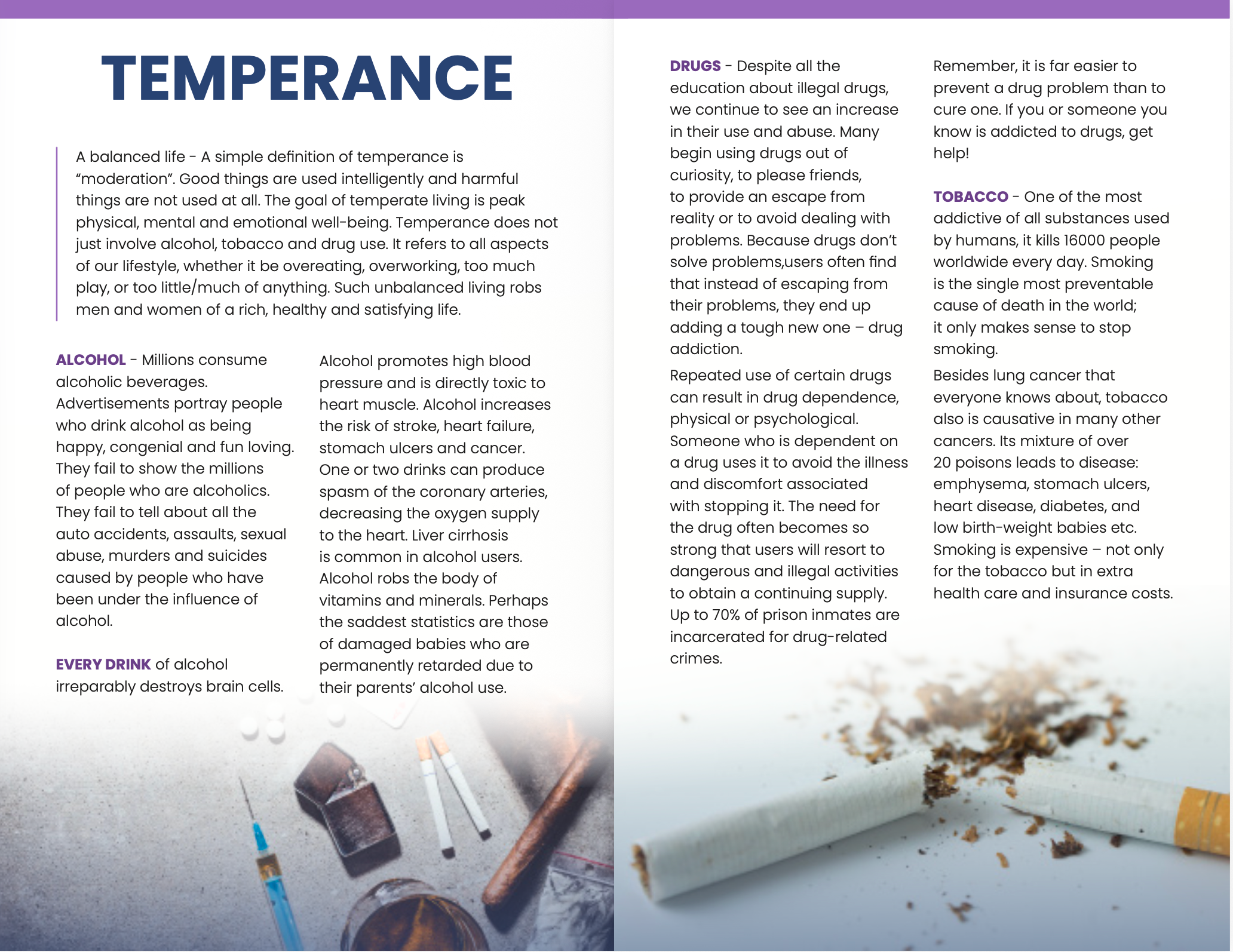 Adult Health Expo Booklets