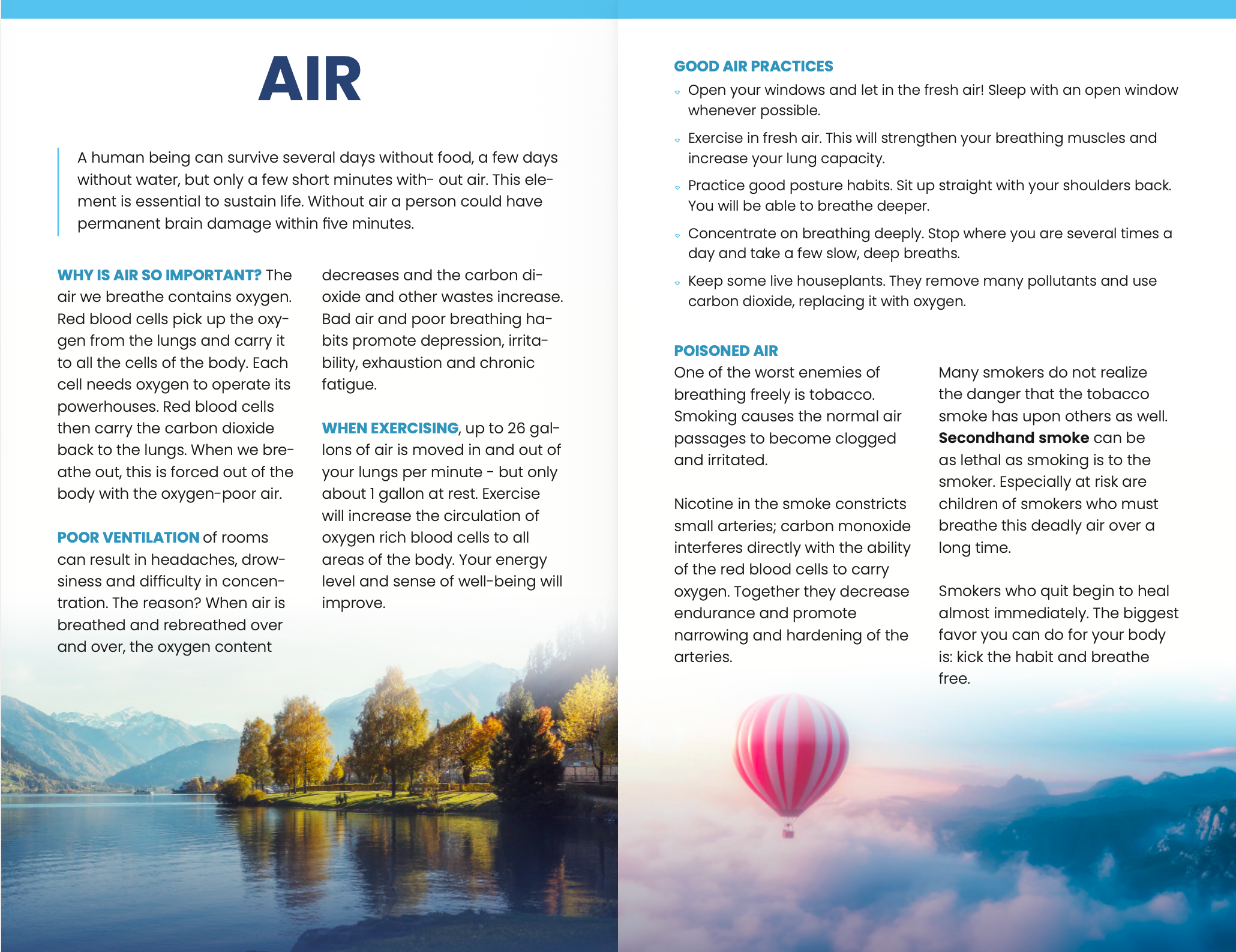 Adult Health Expo Booklets